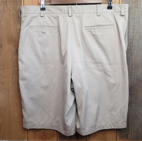 Nike Fit Dry Men's Golf Shorts Khaki Size 38 - Picture 6 of 8